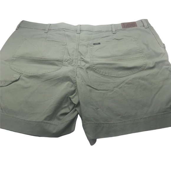 Lee Women's 22M Hi-Rise Regular Fit Deeplichengreen Utility Short New With Tags - Picture 2 of 13